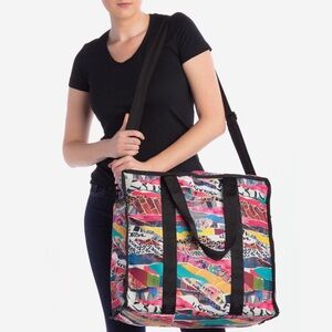 LeSportsac Gabrielle Y2K College Large Box Tote Travel Bag $145